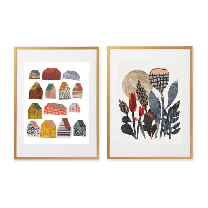 Little Houses - Art Print