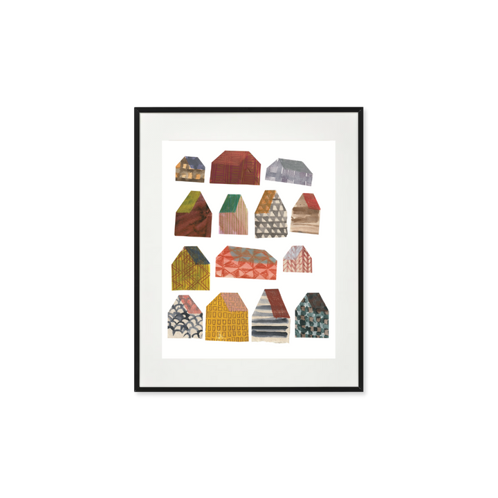 Little Houses - Art Print