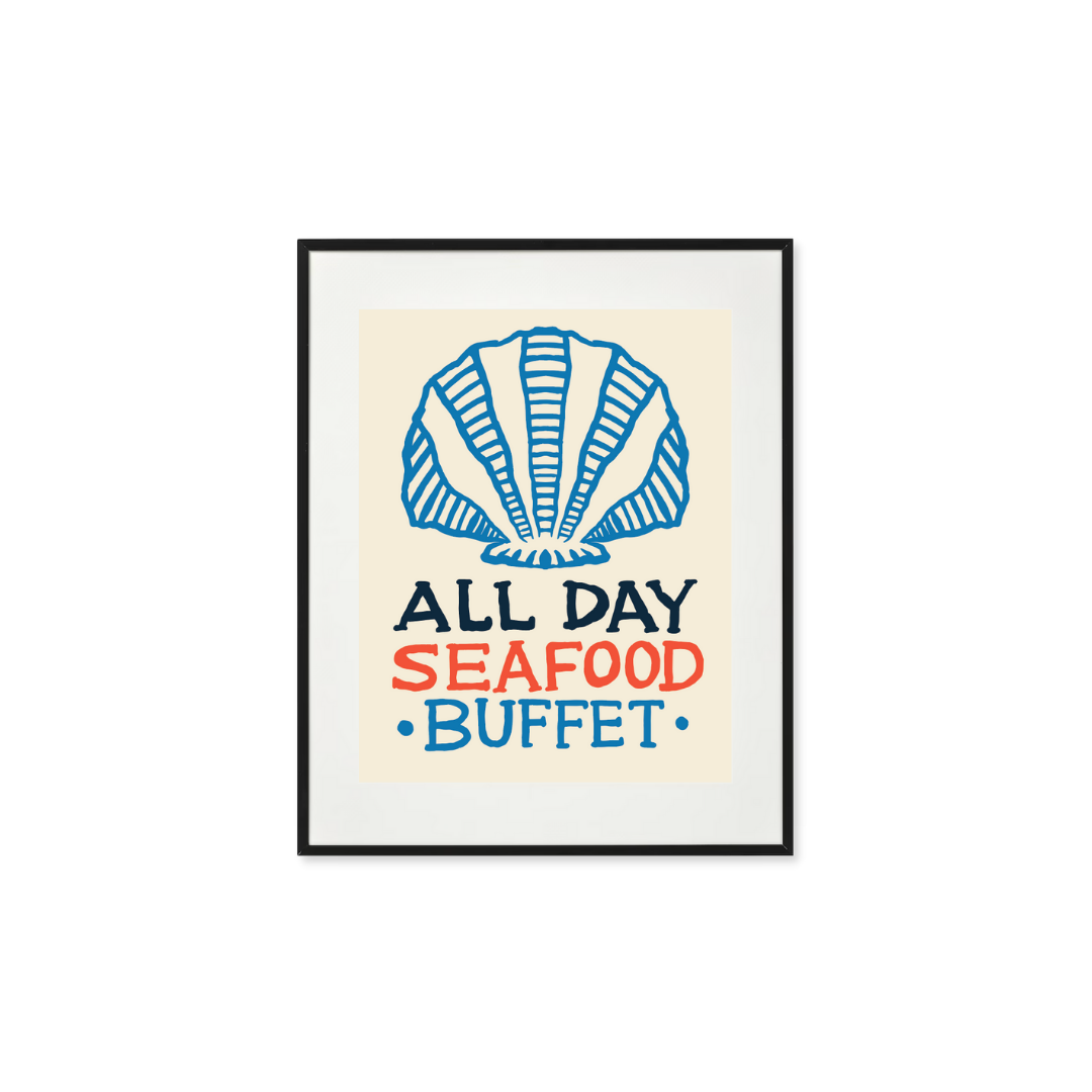 Seafood Buffet - Art Print