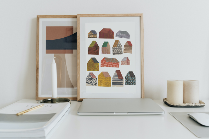 Little Houses - Art Print