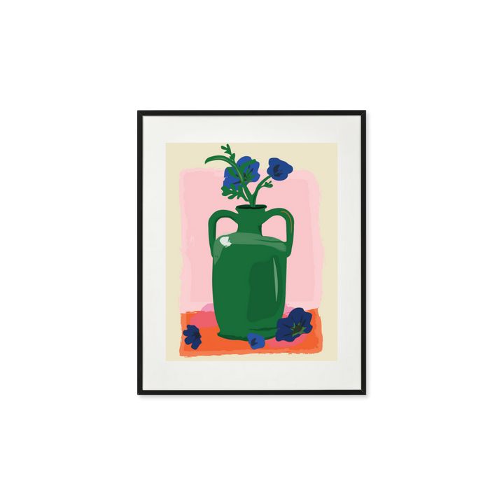 Green Vase - Art Print