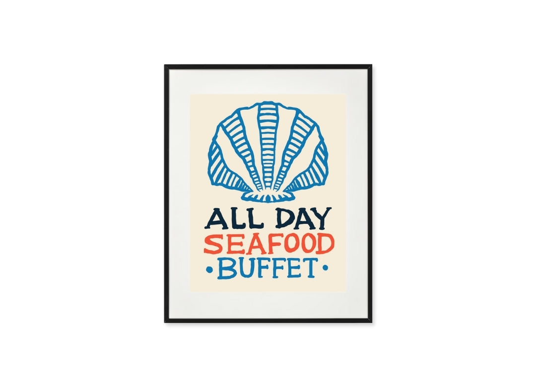 Seafood Buffet - Art Print