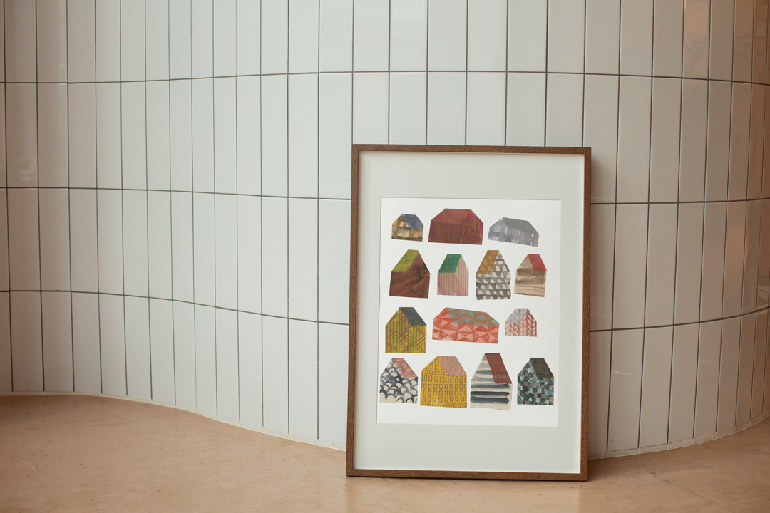 Little Houses - Art Print